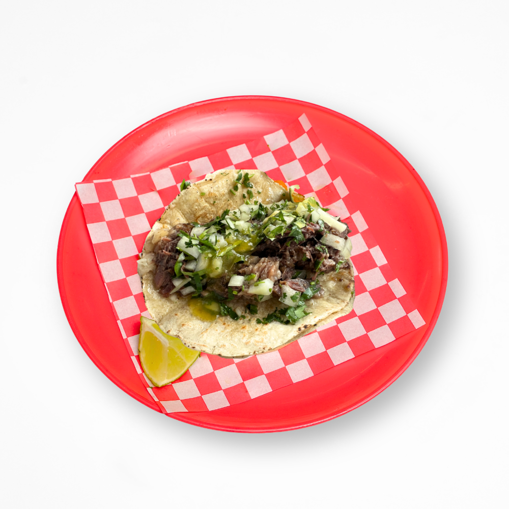 Beef Head Shila-Style Taco
